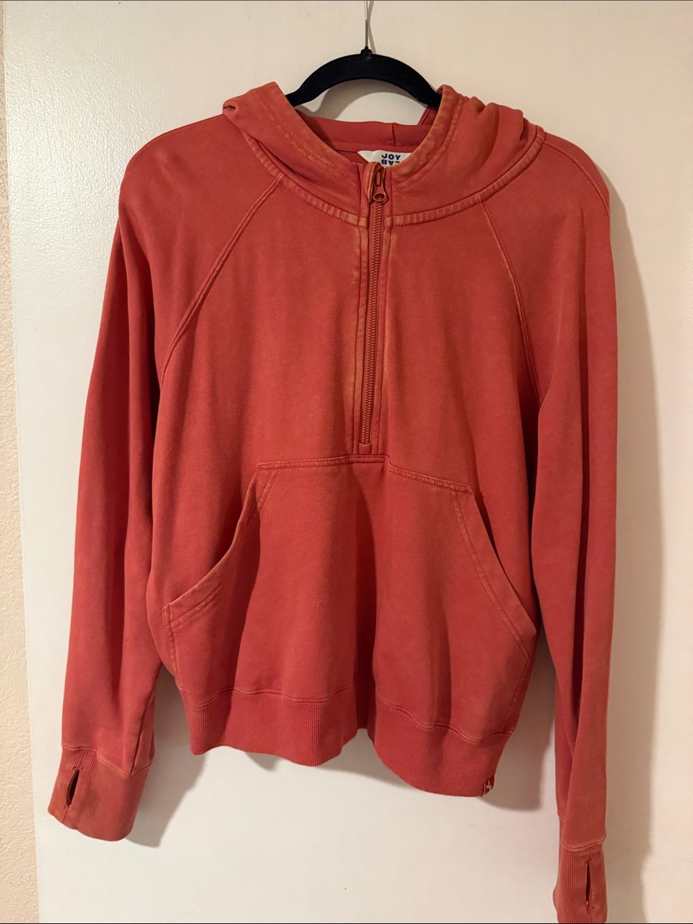 JoyLab Rusty Coral Half-Zip Hoodie